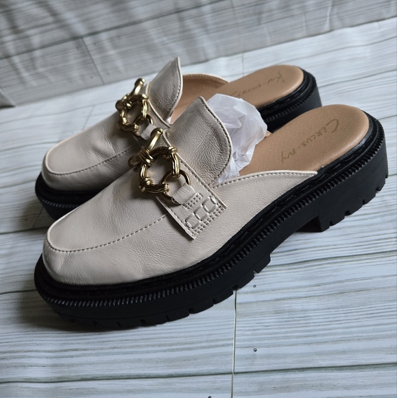 CIRCUS BY Sam Edelman Evangeline Lug Sole Slip-On Mule Loafers - Picture 6 of 7